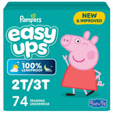 Easy Ups Girls' Disposable Training Underwear - (Select Size and Count)