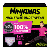 Pampers Ninjamas Nighttime Girls' Underwear - (Select Size and Count)