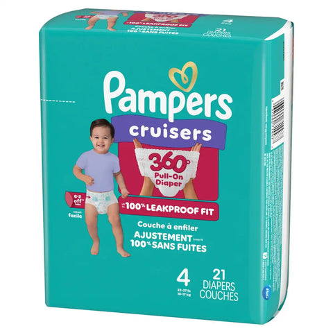 Pampers Cruisers 360 Diapers - (Select Size and Count)