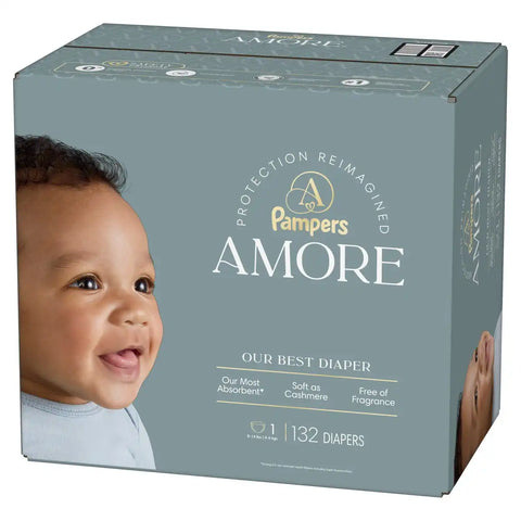 Amore by Pampers Luxury Diapers - (Select Size and Count)