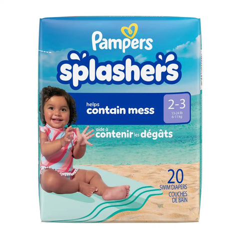 Pampers Splashers Disposable Swim Pants - (Select Size and Count)
