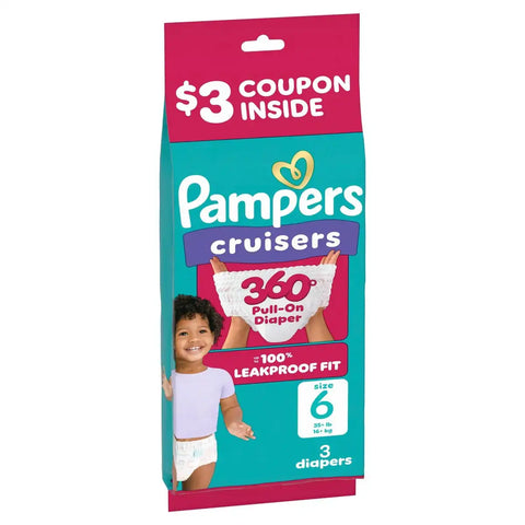 Pampers Cruisers 360 Diapers - (Select Size and Count)