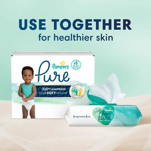 Pampers Pure Protection Diapers - (Select Size and Count)