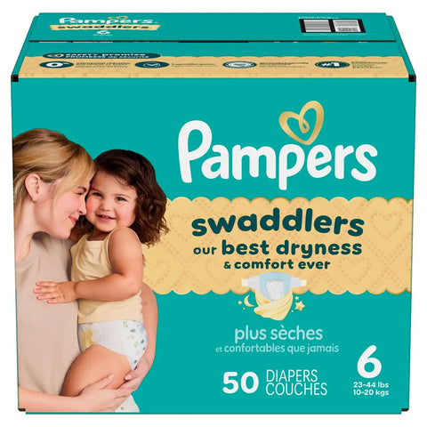 Pampers Swaddlers Sensitive Disposable Diapers - (Select Size and Count)