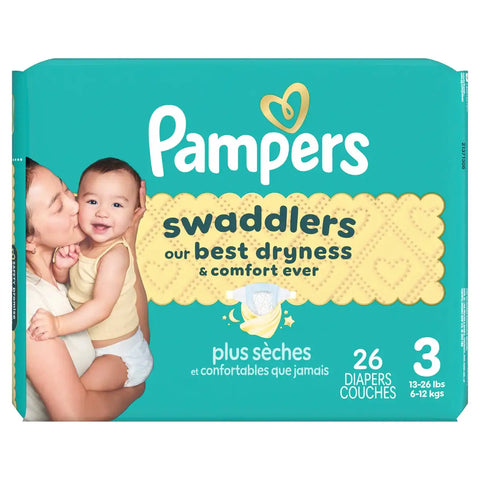 Pampers Swaddlers Sensitive Disposable Diapers - (Select Size and Count)