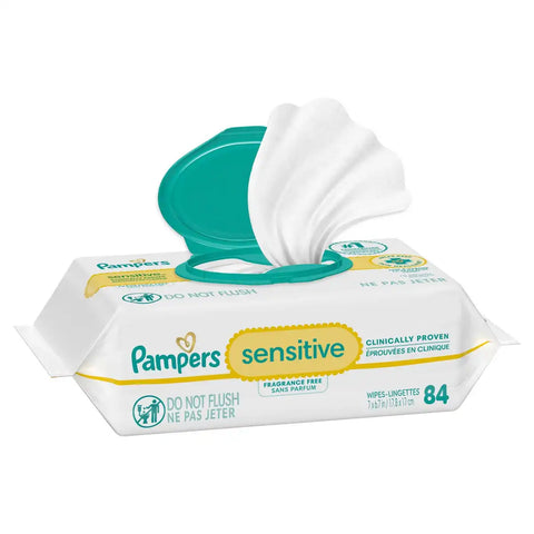 Pampers Sensitive Baby Wipes (Select Count)