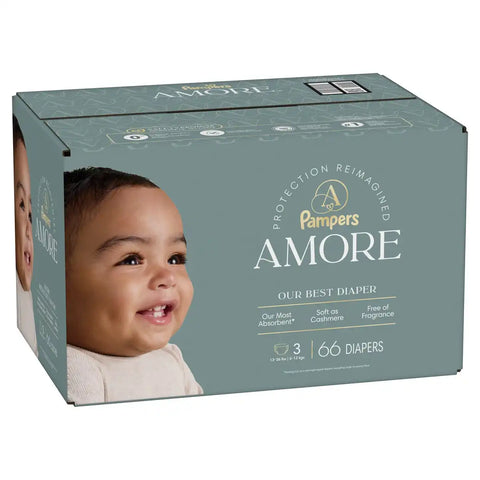 Amore by Pampers Luxury Diapers - (Select Size and Count)