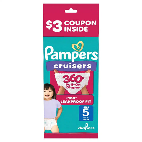 Pampers Cruisers 360 Diapers - (Select Size and Count)