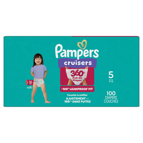 Pampers Cruisers 360 Diapers - (Select Size and Count)