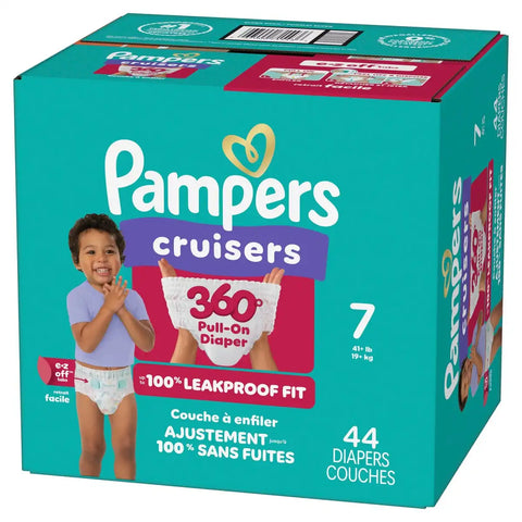 Pampers Cruisers 360 Diapers - (Select Size and Count)
