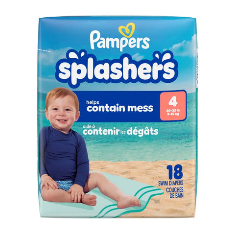 Pampers Splashers Disposable Swim Pants - (Select Size and Count)