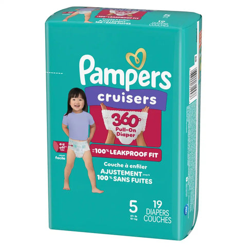 Pampers Cruisers 360 Diapers - (Select Size and Count)