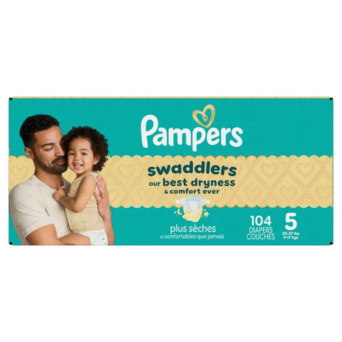Pampers Swaddlers Sensitive Disposable Diapers - (Select Size and Count)