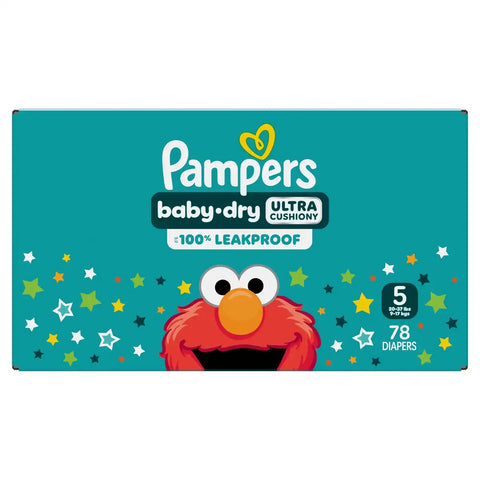 Pampers Baby Dry Diapers - (Select Size and Count)