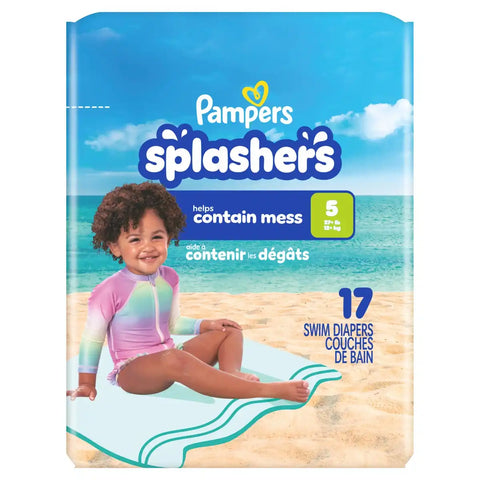 Pampers Splashers Disposable Swim Pants - (Select Size and Count)