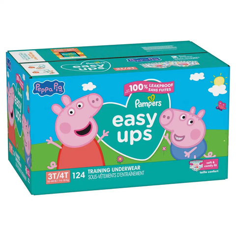 Easy Ups Girls' Disposable Training Underwear - (Select Size and Count)
