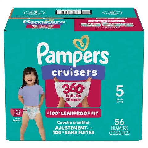 Pampers Cruisers 360 Diapers - (Select Size and Count)
