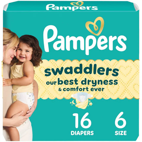 Pampers Swaddlers Sensitive Disposable Diapers - (Select Size and Count)