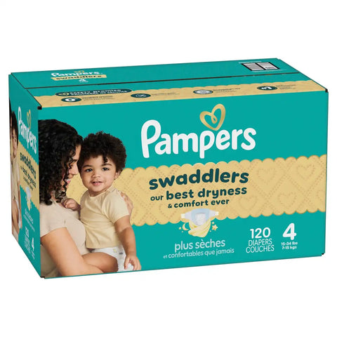 Pampers Swaddlers Sensitive Disposable Diapers - (Select Size and Count)