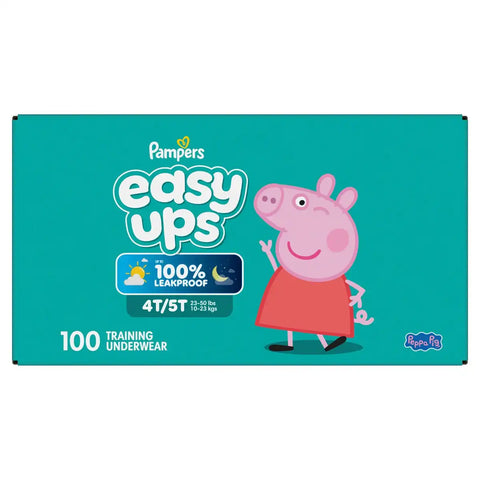 Easy Ups Girls' Disposable Training Underwear - (Select Size and Count)