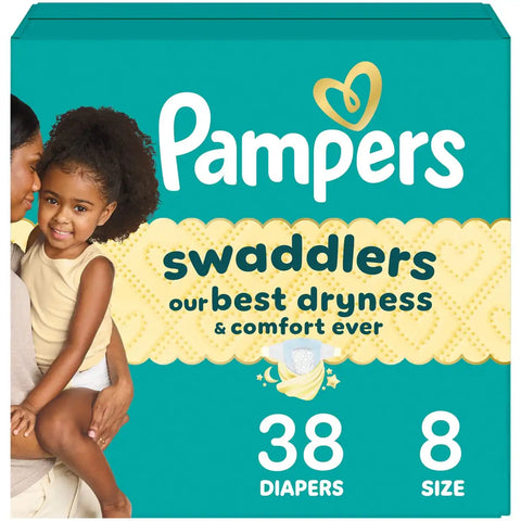 Pampers Swaddlers Sensitive Disposable Diapers - (Select Size and Count)