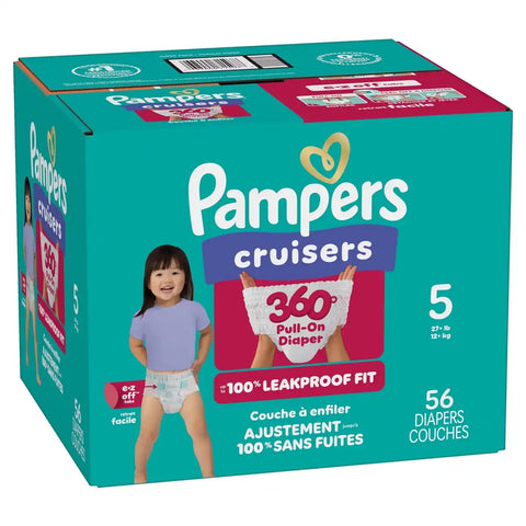Pampers Cruisers 360 Diapers - (Select Size and Count)