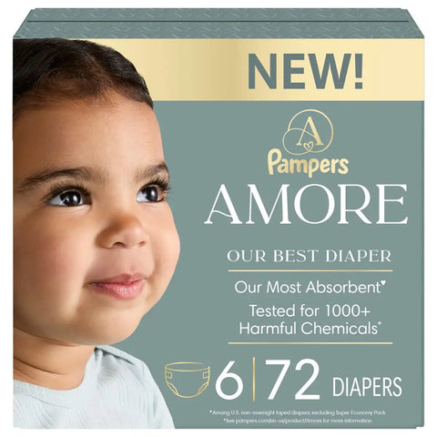 Amore by Pampers Luxury Diapers - (Select Size and Count)