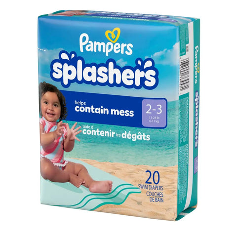 Pampers Splashers Disposable Swim Pants - (Select Size and Count)