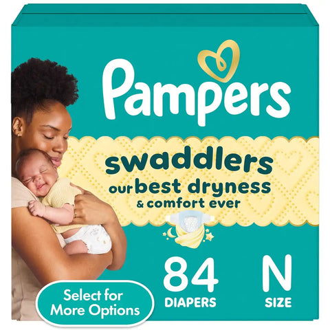 Pampers Swaddlers Sensitive Disposable Diapers - (Select Size and Count)