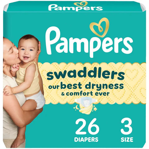 Pampers Swaddlers Sensitive Disposable Diapers - (Select Size and Count)