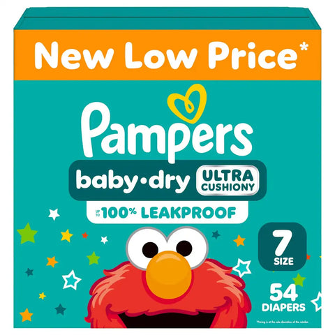 Pampers Baby Dry Diapers - (Select Size and Count)