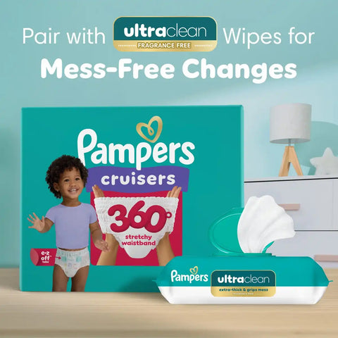 Pampers Cruisers 360 Diapers - (Select Size and Count)