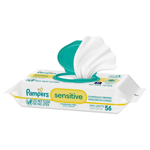 Pampers Sensitive Baby Wipes (Select Count)