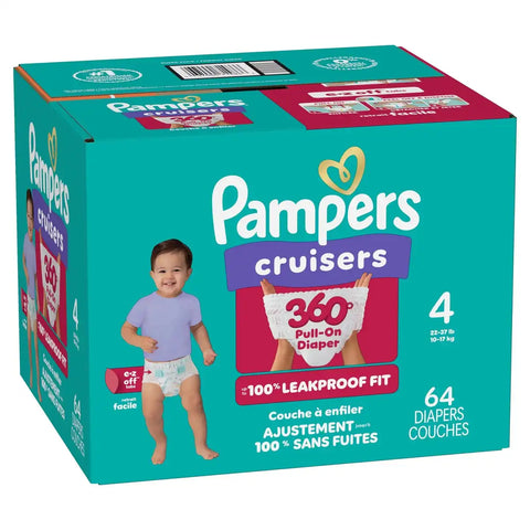 Pampers Cruisers 360 Diapers - (Select Size and Count)