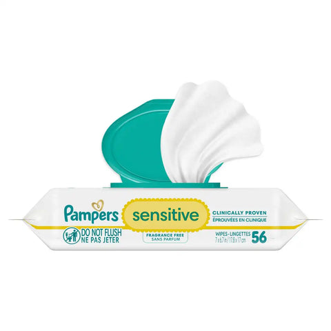 Pampers Sensitive Baby Wipes (Select Count)