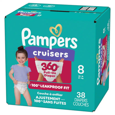 Pampers Cruisers 360 Diapers - (Select Size and Count)