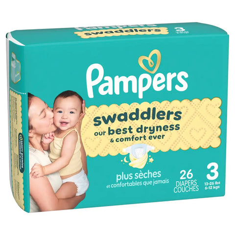 Pampers Swaddlers Sensitive Disposable Diapers - (Select Size and Count)