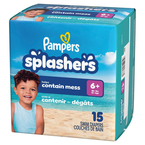 Pampers Splashers Disposable Swim Pants - (Select Size and Count)