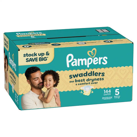 Pampers Swaddlers Sensitive Disposable Diapers - (Select Size and Count)