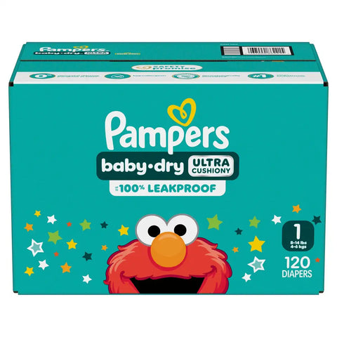 Pampers Baby Dry Diapers - (Select Size and Count)