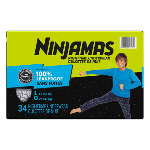 Pampers Ninjamas Nighttime Boys' Underwear - (Select Size and Count)