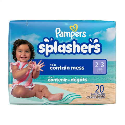 Pampers Splashers Disposable Swim Pants - (Select Size and Count)
