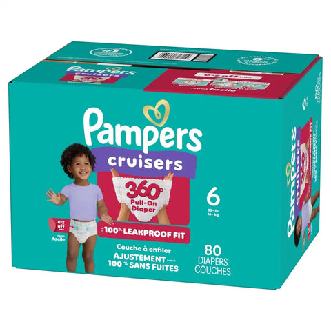 Pampers Cruisers 360 Diapers - (Select Size and Count)
