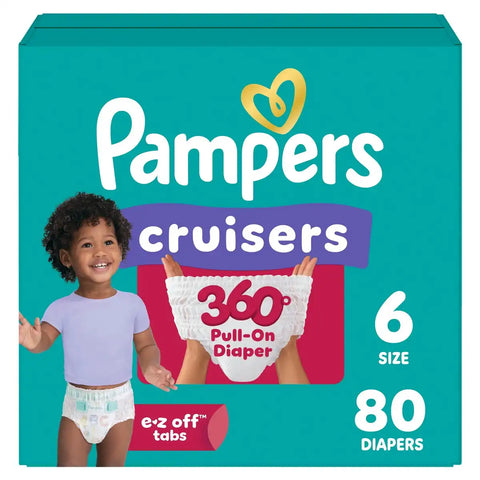 Pampers Cruisers 360 Diapers - (Select Size and Count)