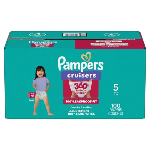 Pampers Cruisers 360 Diapers - (Select Size and Count)