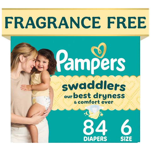 Pampers Swaddlers Sensitive Disposable Diapers - (Select Size and Count)