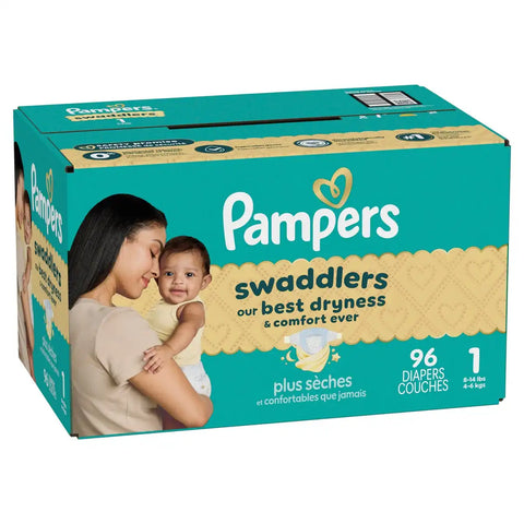 Pampers Swaddlers Sensitive Disposable Diapers - (Select Size and Count)
