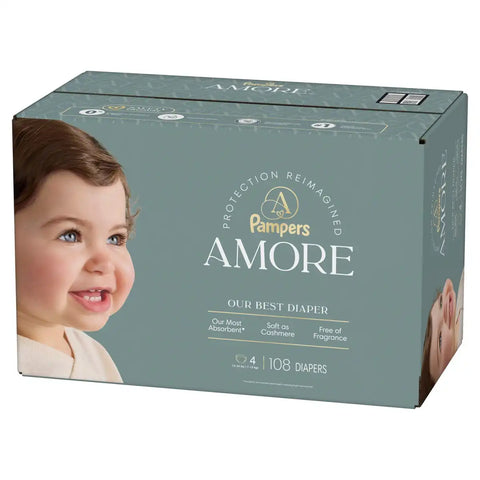 Amore by Pampers Luxury Diapers - (Select Size and Count)