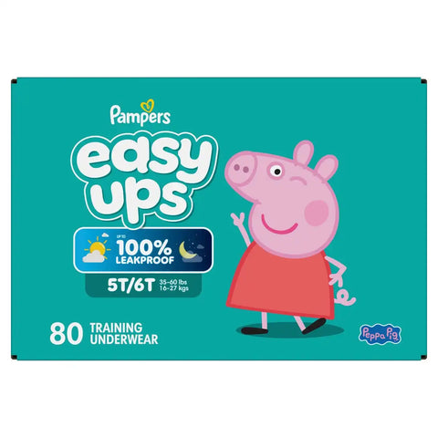 Easy Ups Girls' Disposable Training Underwear - (Select Size and Count)