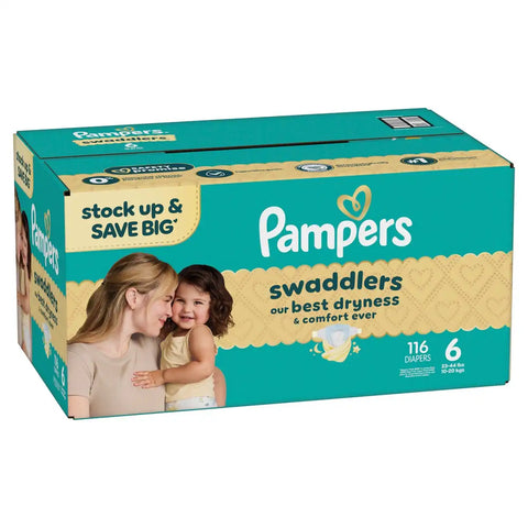 Pampers Swaddlers Sensitive Disposable Diapers - (Select Size and Count)